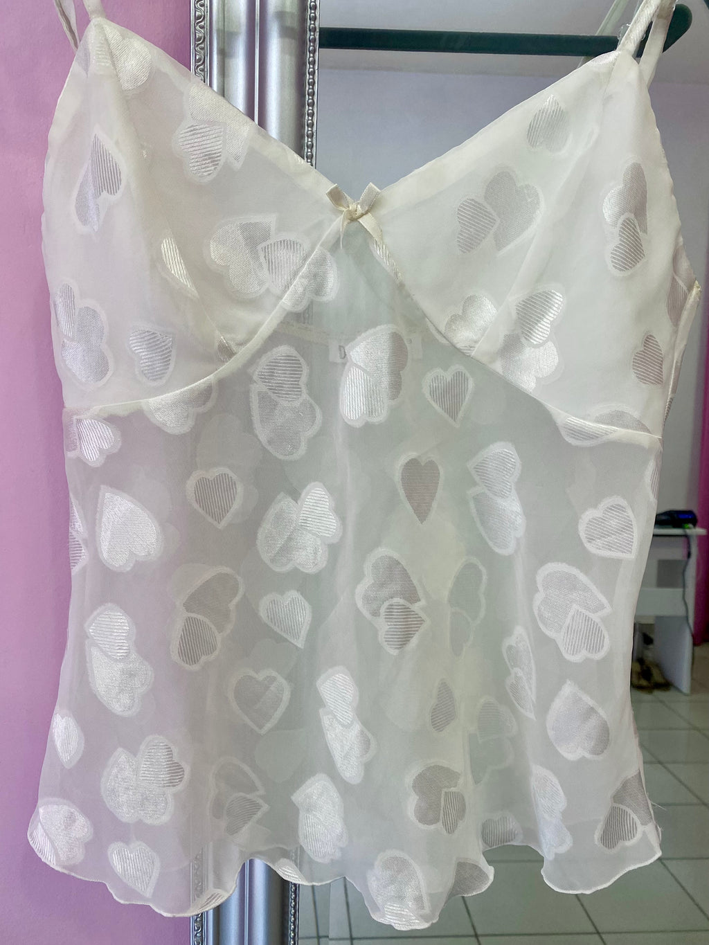 White dreamy cami top