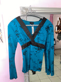 Blue 2000s style top