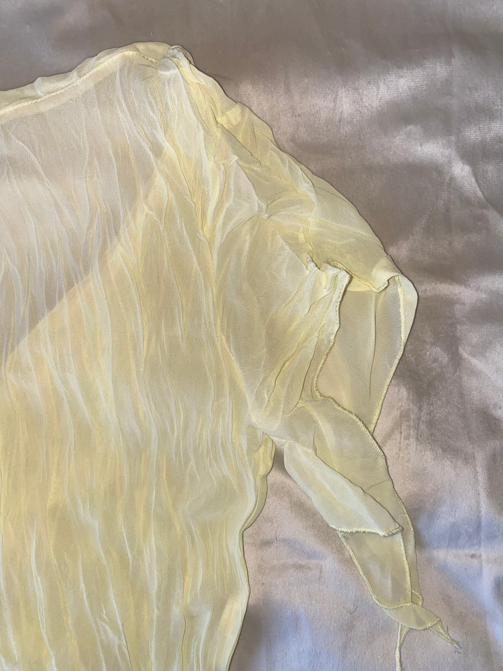 Vintage yellow fairy blouse