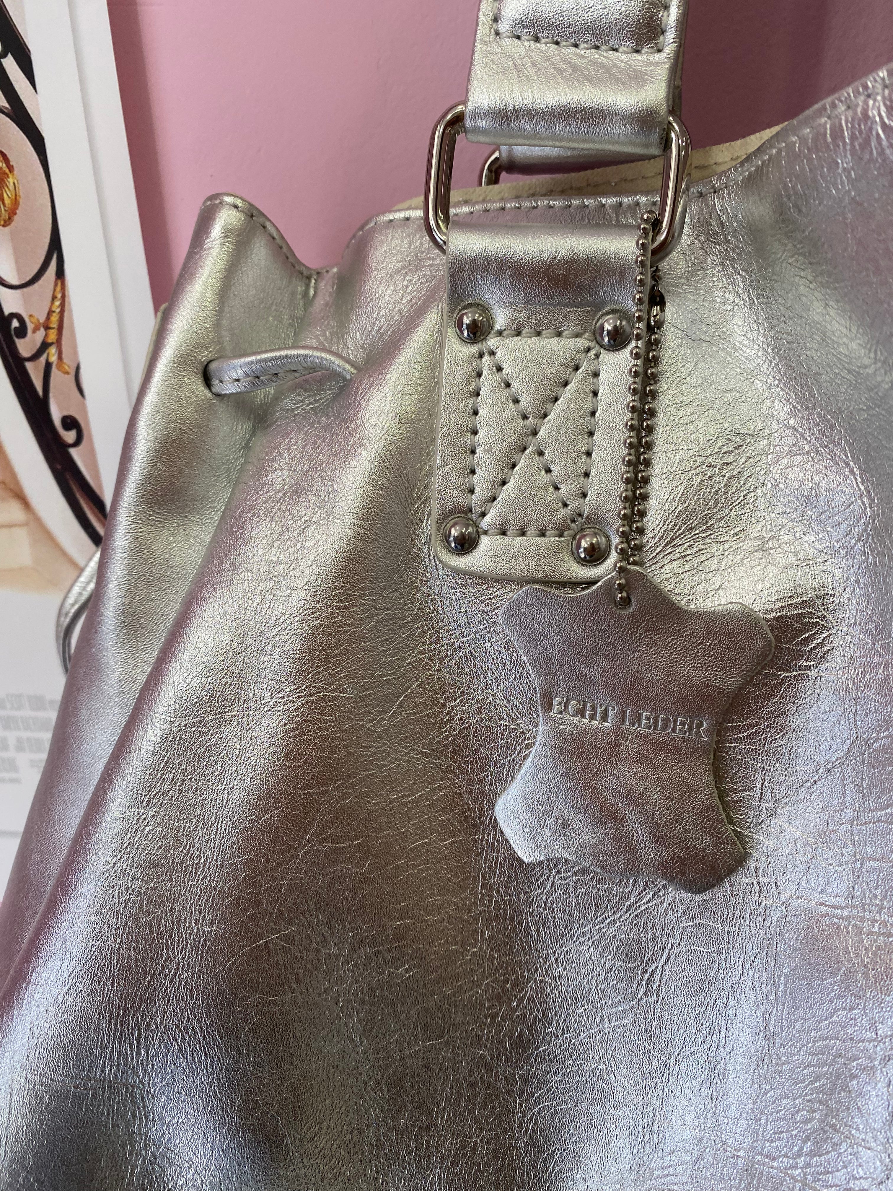 Silver metallic silver bag
