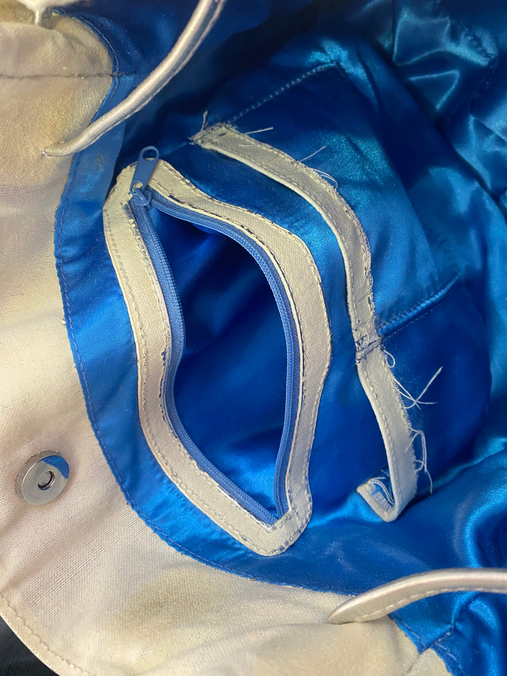 Silver metallic silver bag