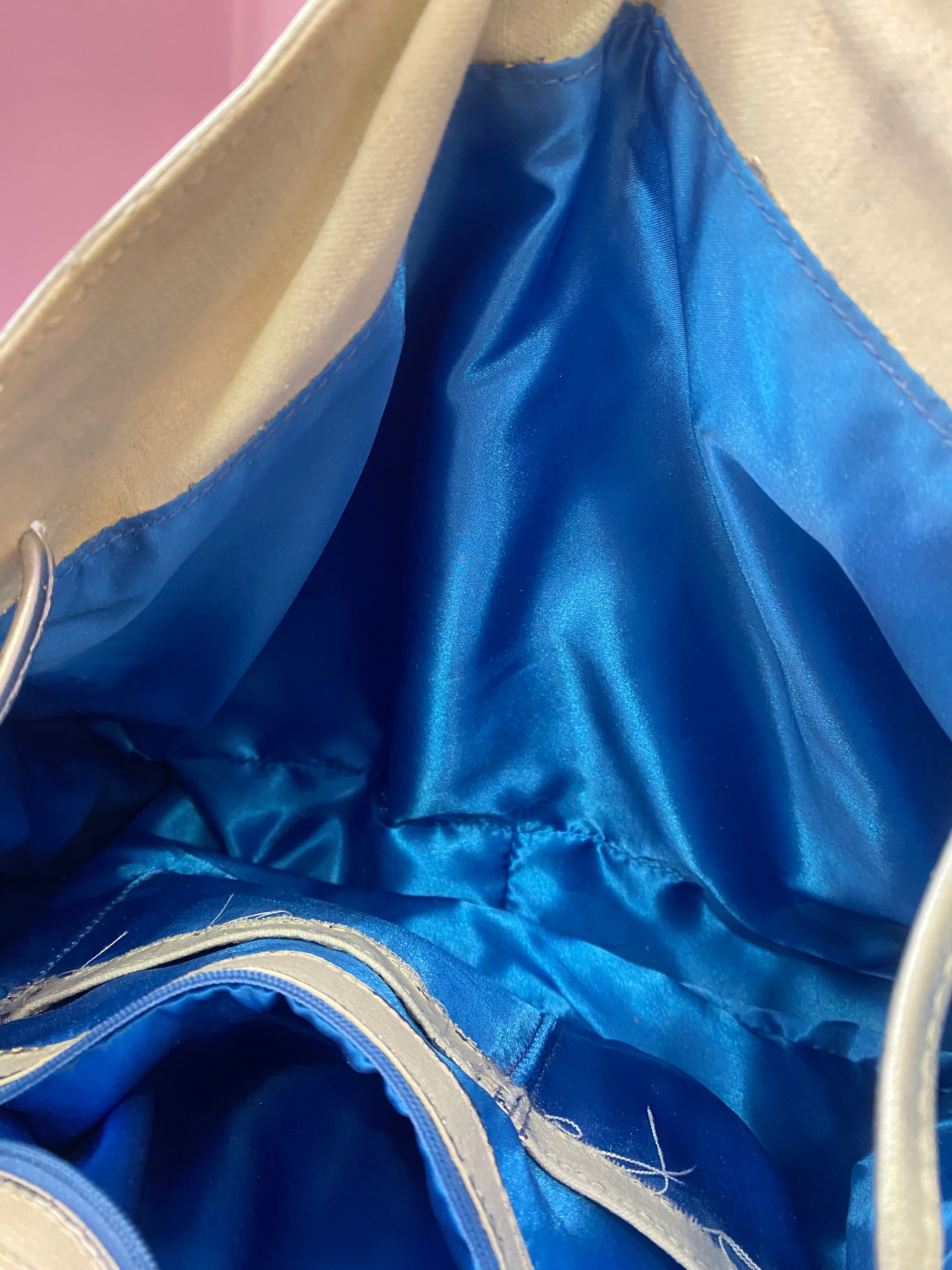 Silver metallic silver bag