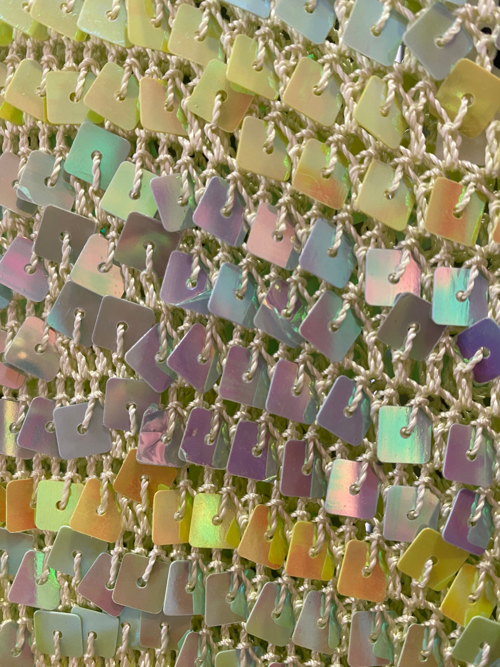 Sparkling Ibiza sequin top