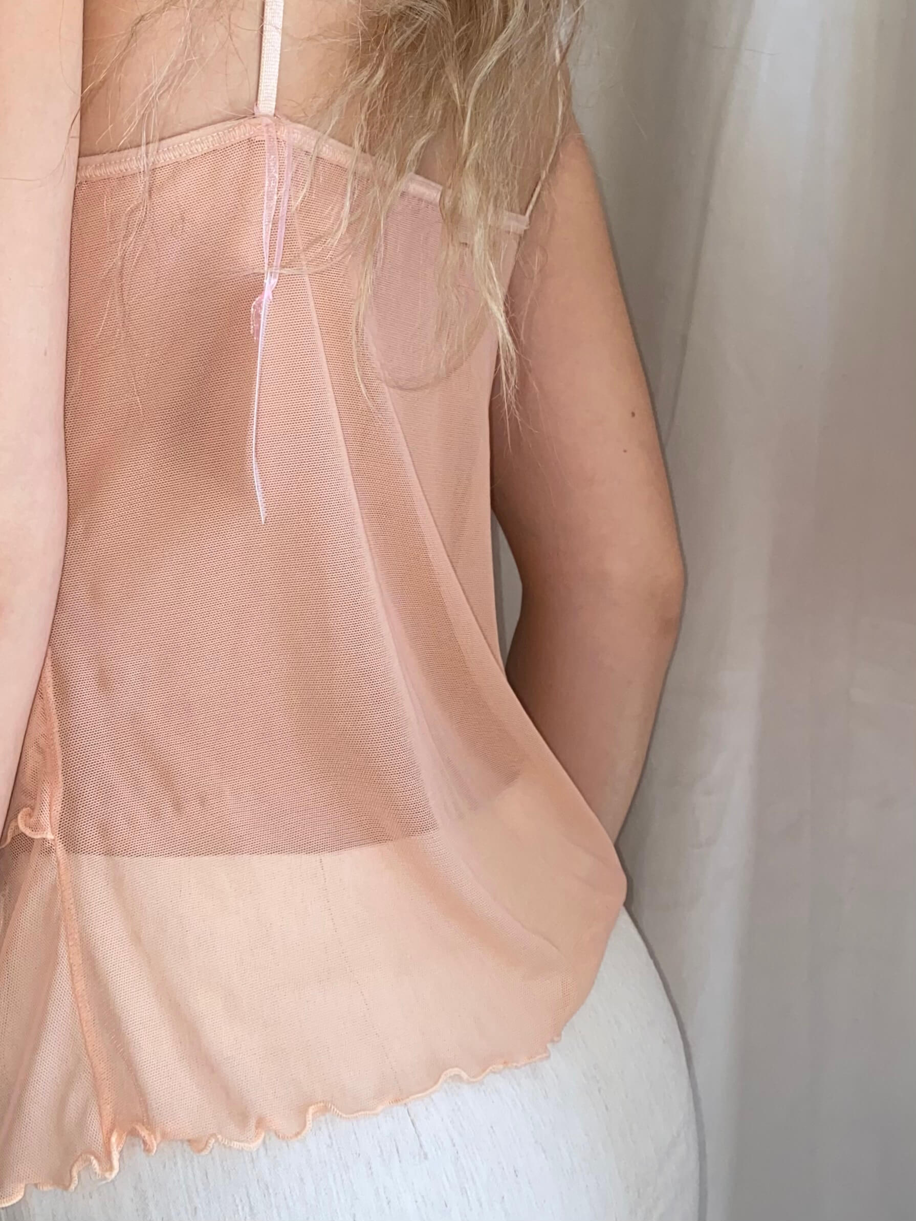 Rare Vintage Apricot Cascade Cami