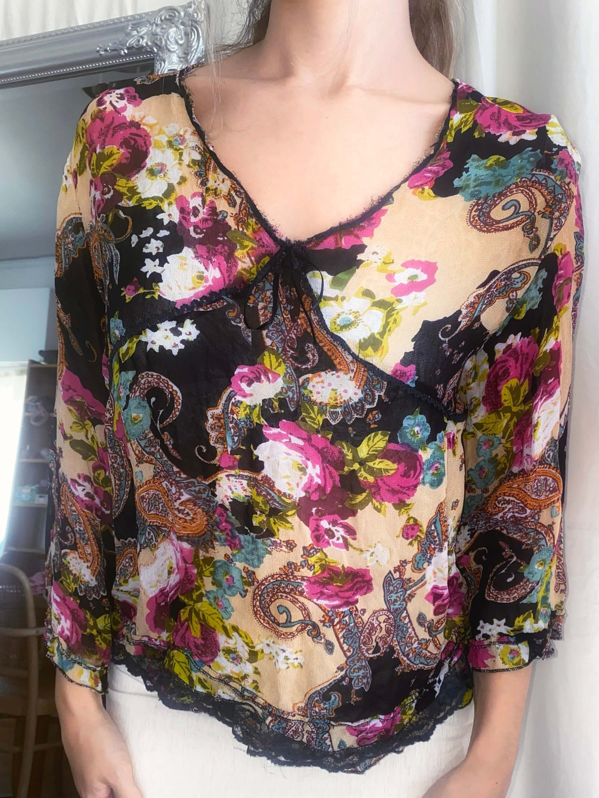Vintage Secret Garden Blouse