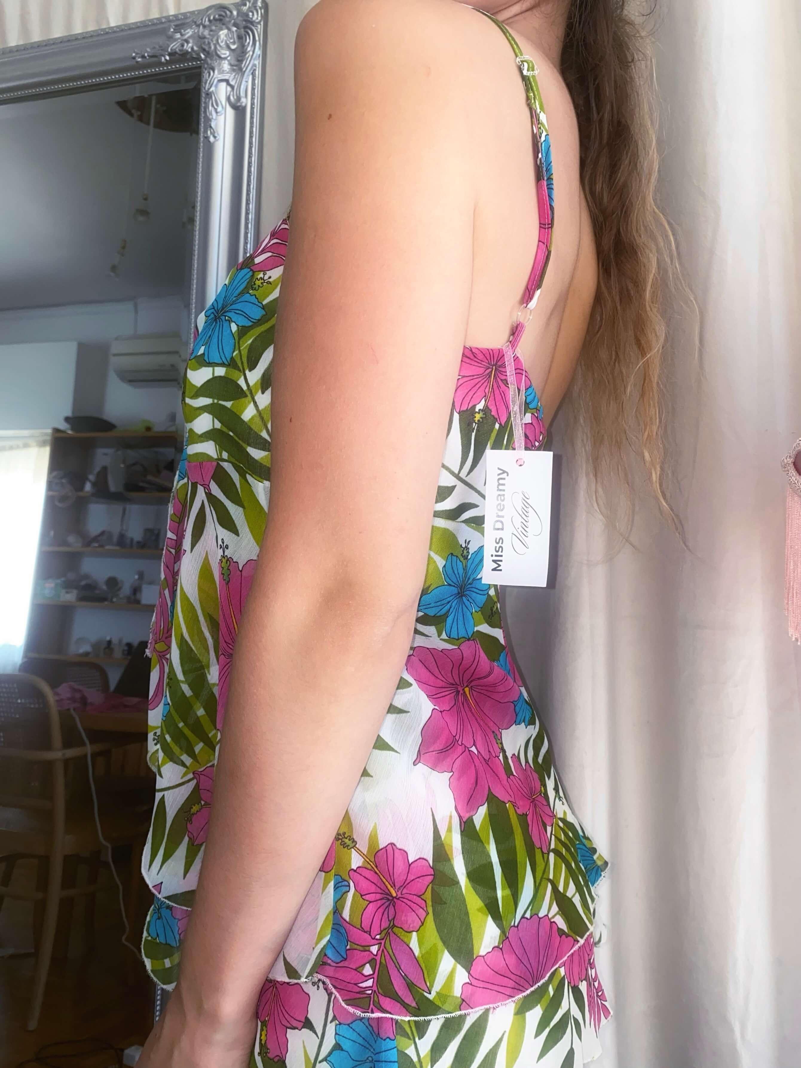 Vintage Floral Summer Top