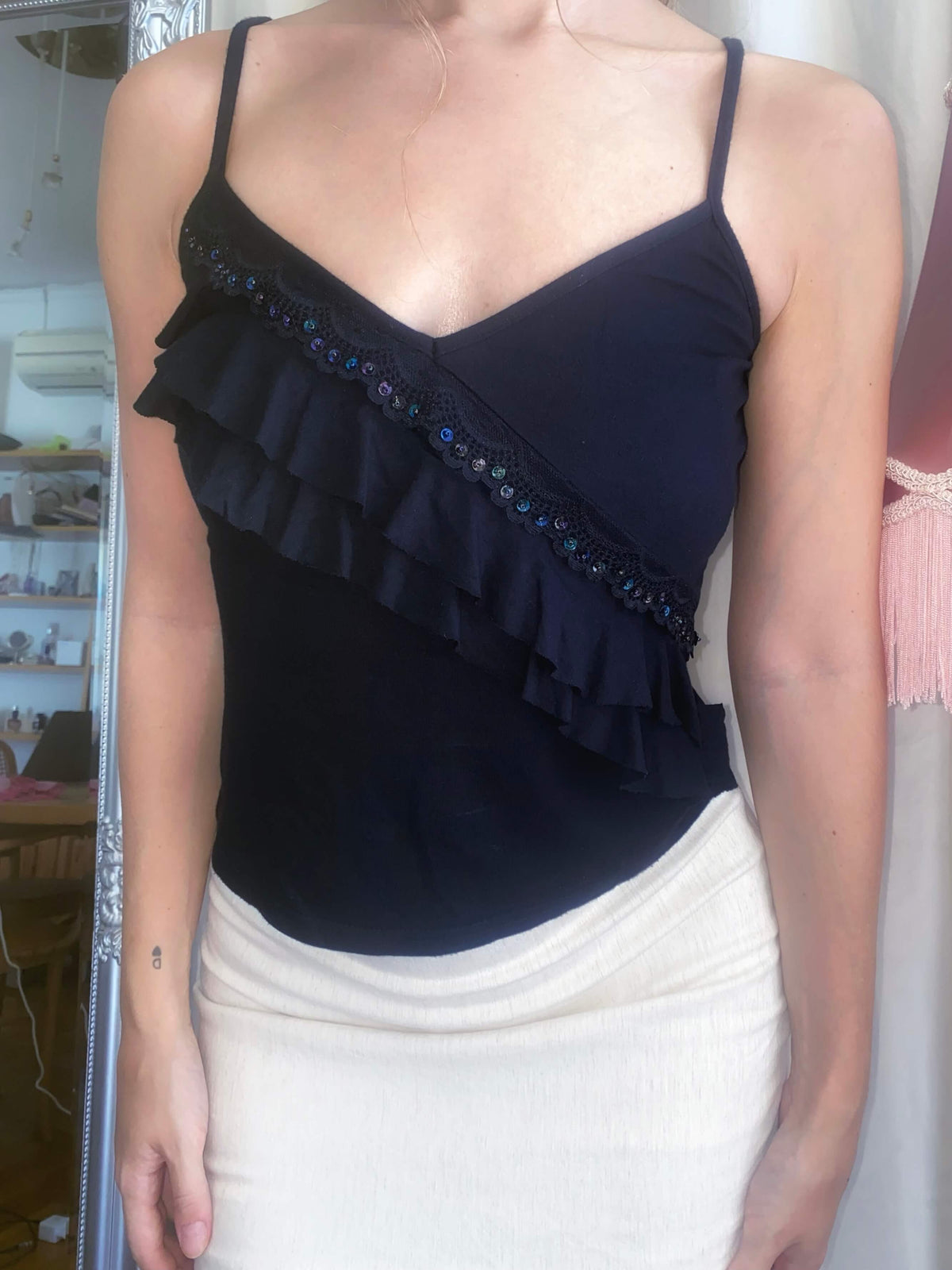 Vintage Noir Cami Top