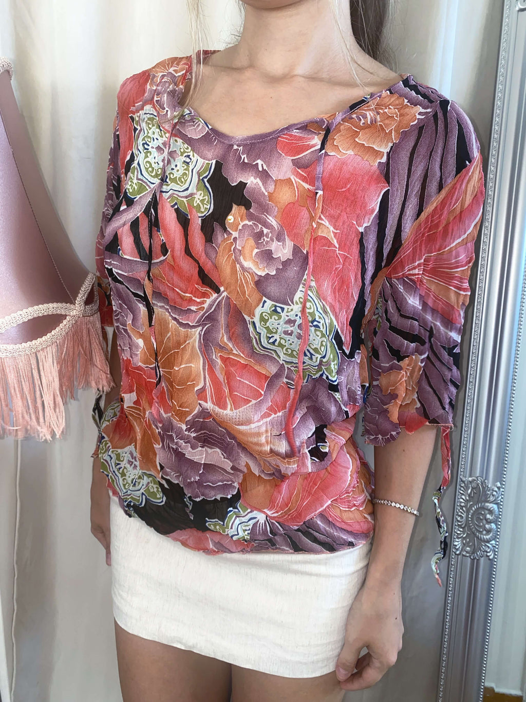 Vintage Floral Fairy Blouse