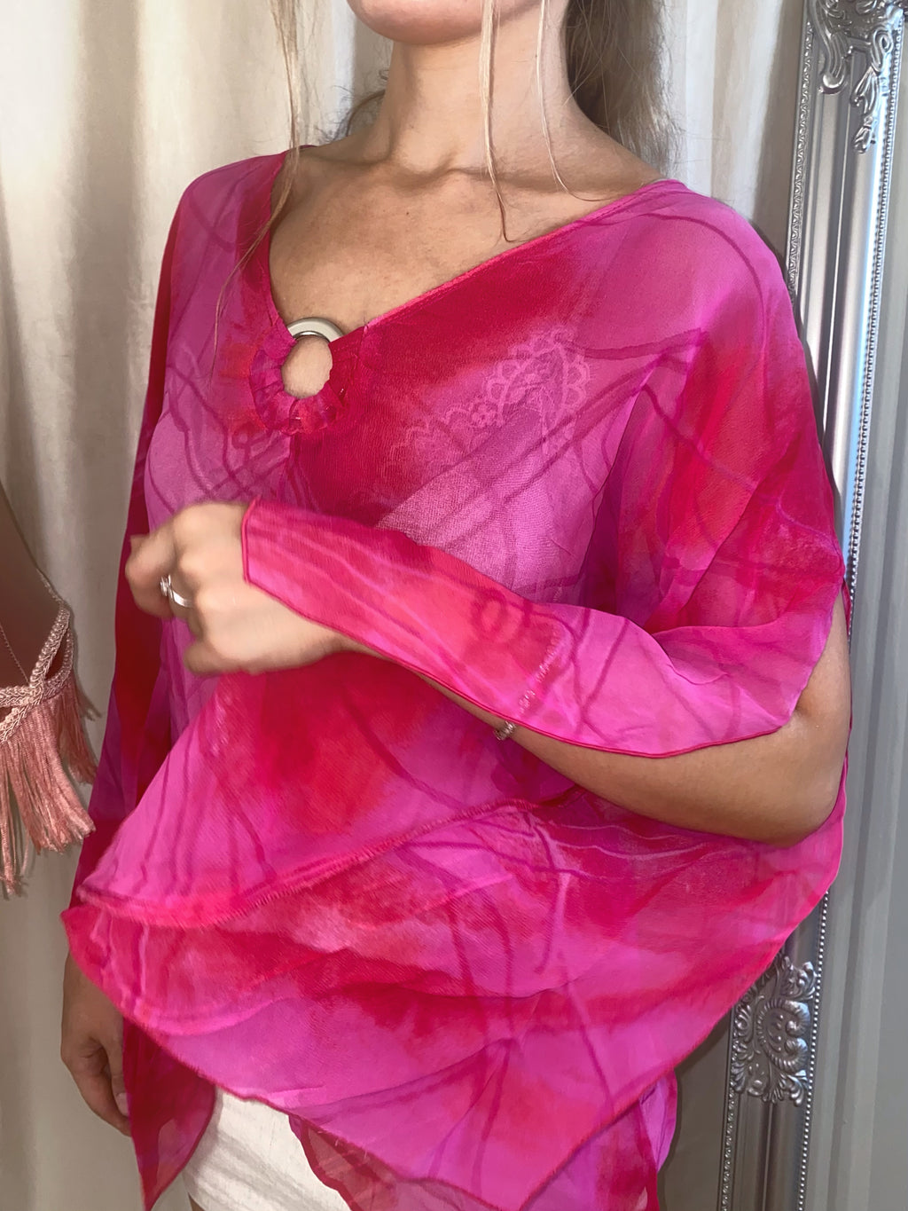 Vintage Pink Fairy Blouse