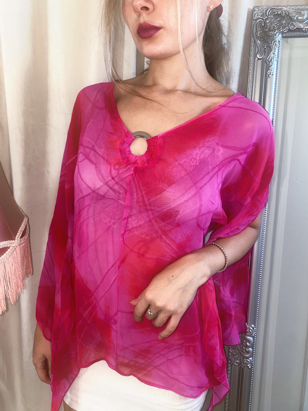 Vintage Pink Fairy Blouse
