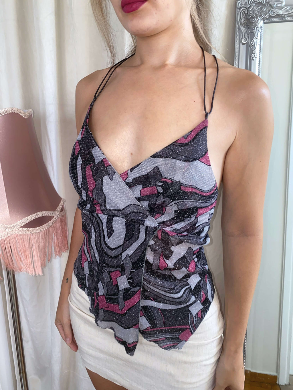 Vintage 2000s Party Girl cami