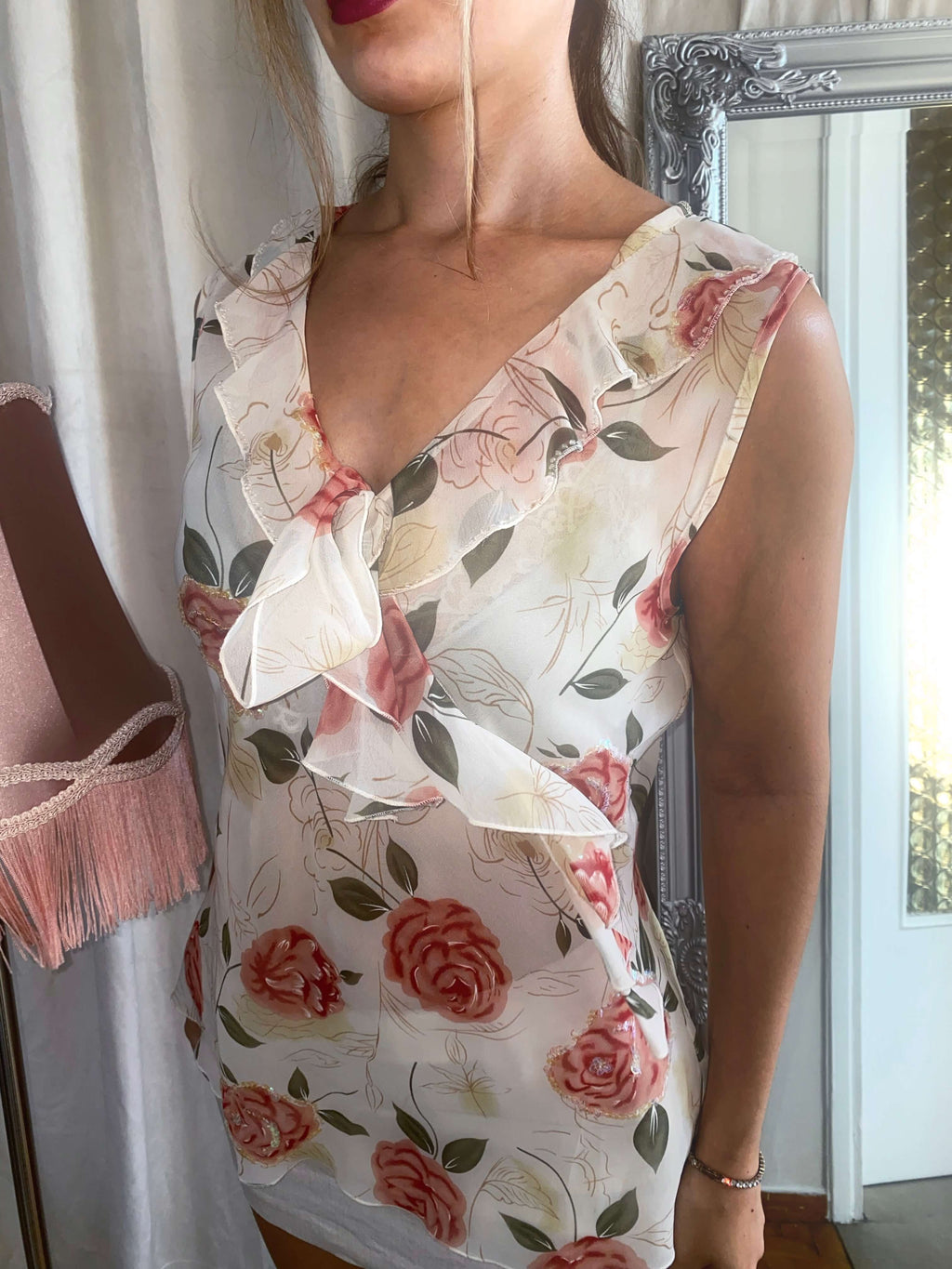 Vintage Blooming Belle blouse