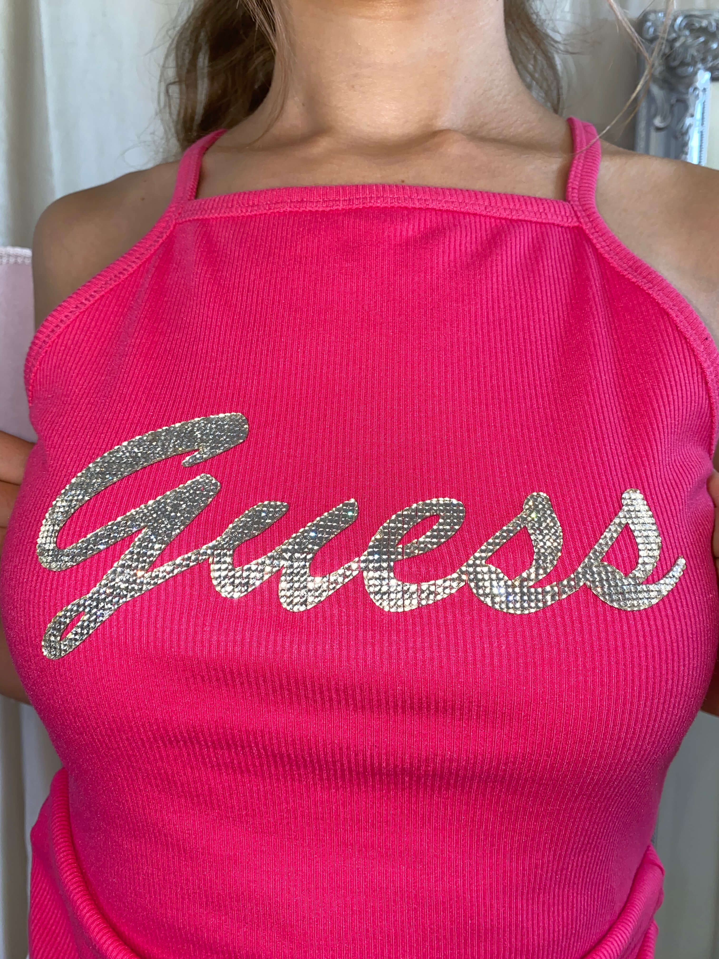 Guess Pink Barbie top