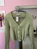 Pistachio green cardigan - Morgan de toi