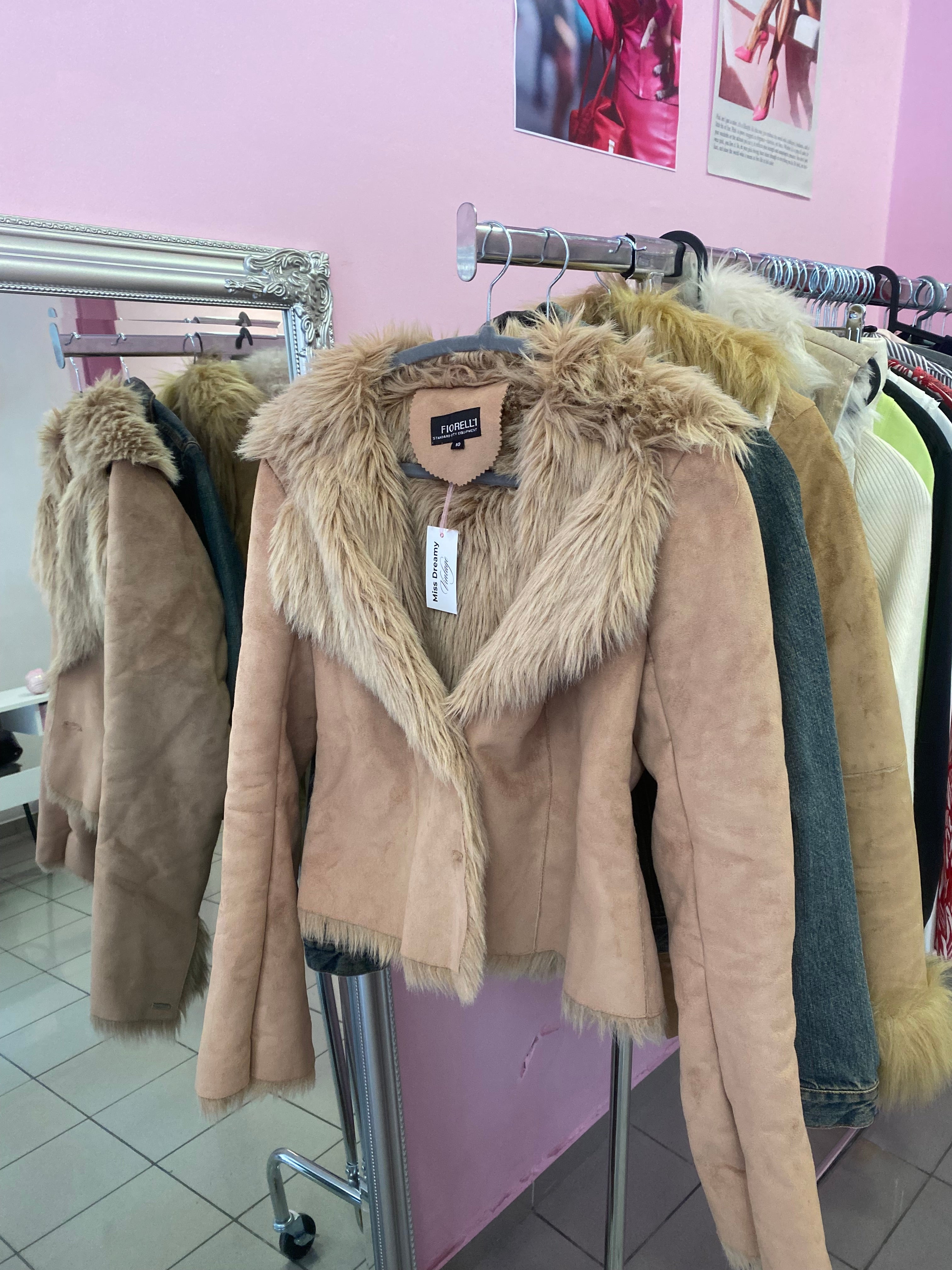 Faux fur jacket
