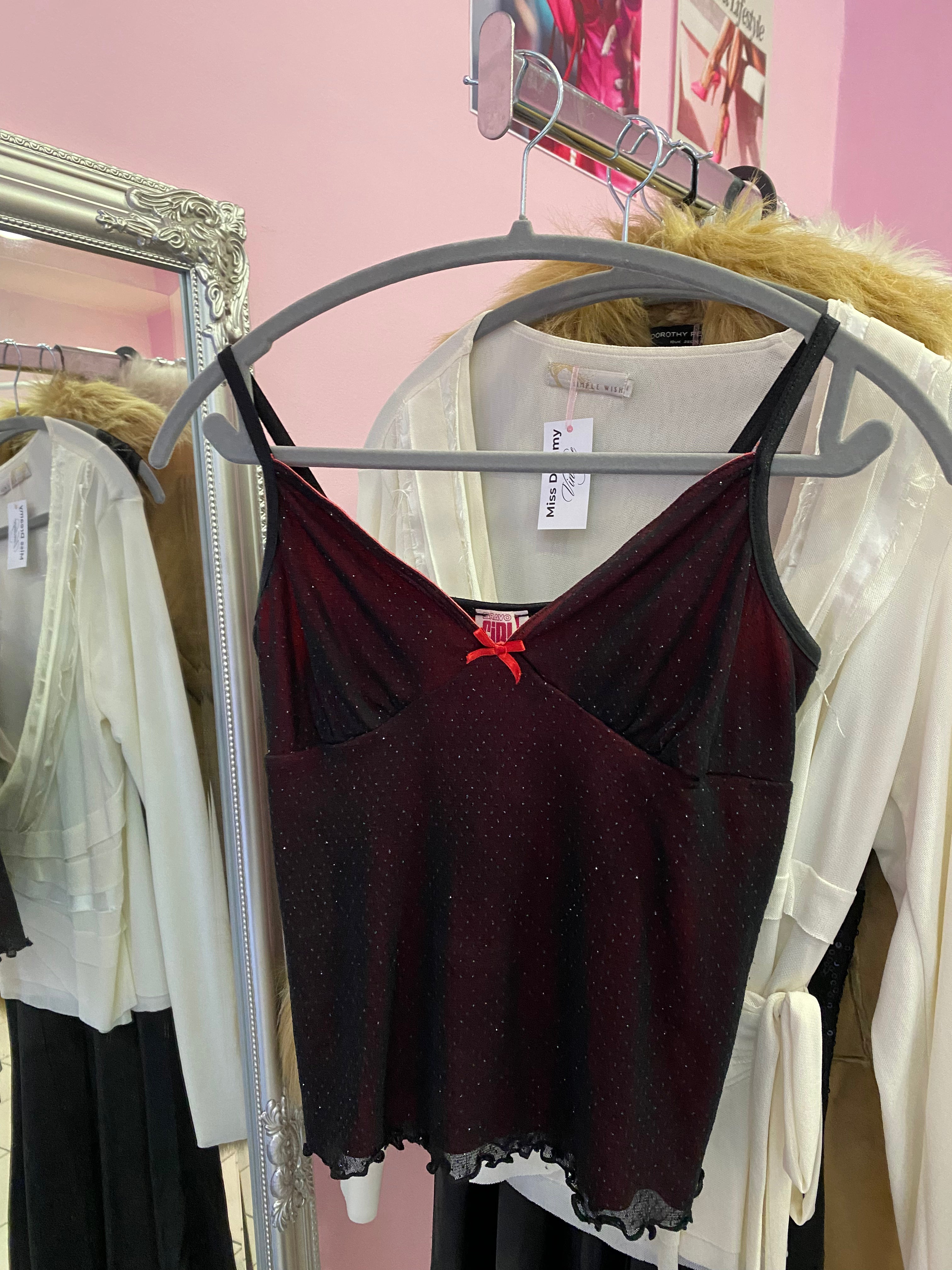 Sparkly cami top