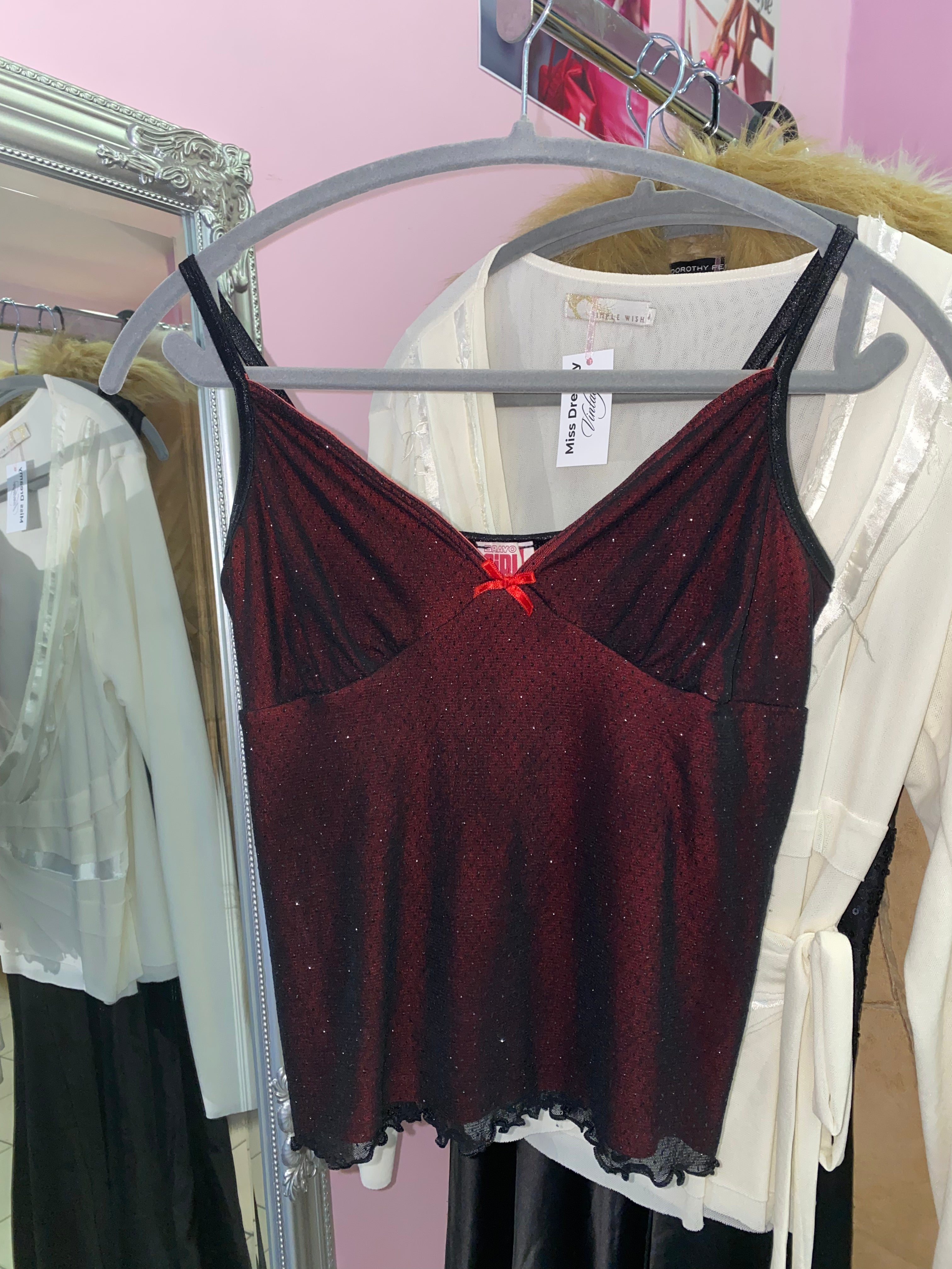 Sparkly cami top