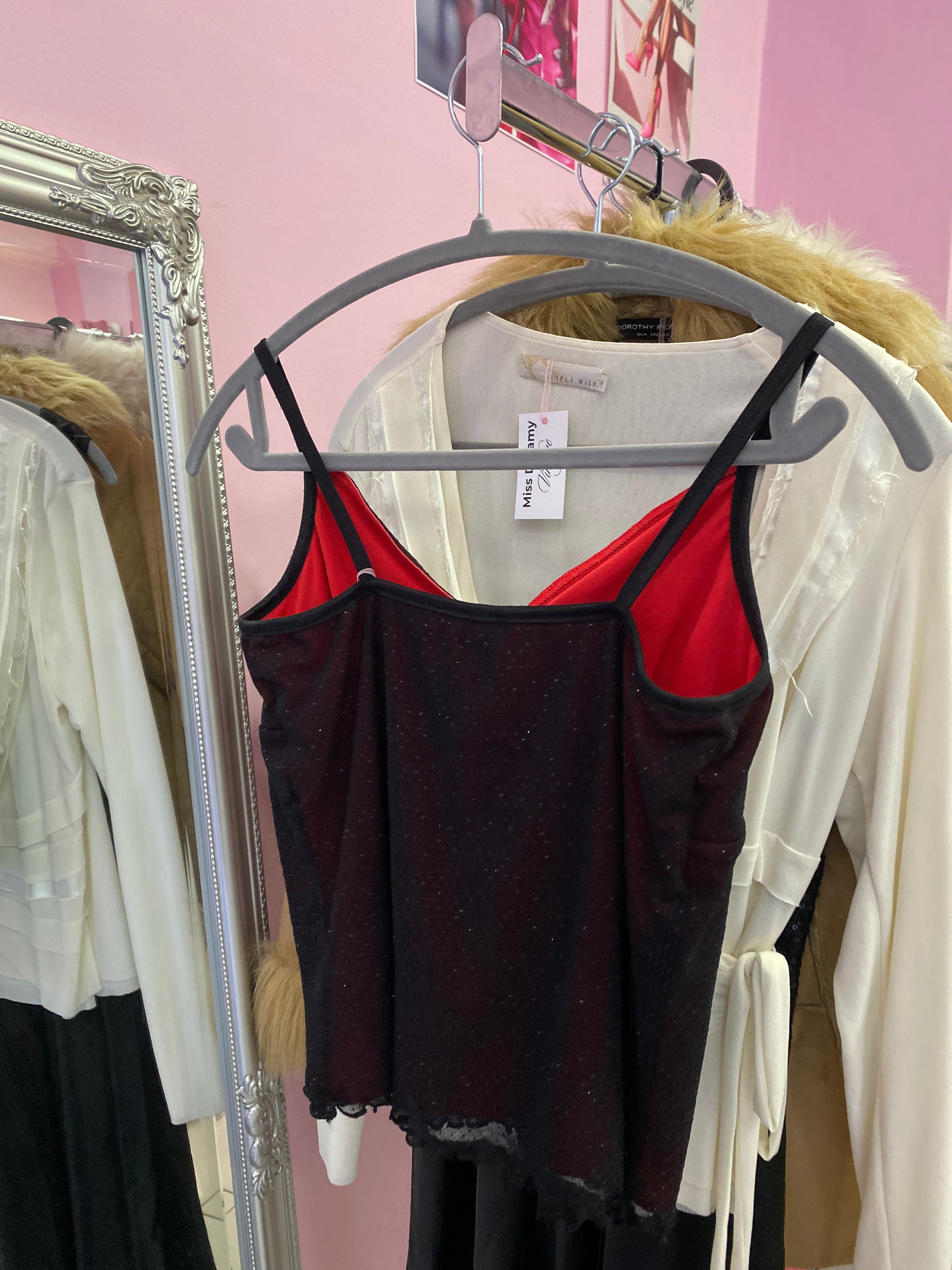 Sparkly cami top
