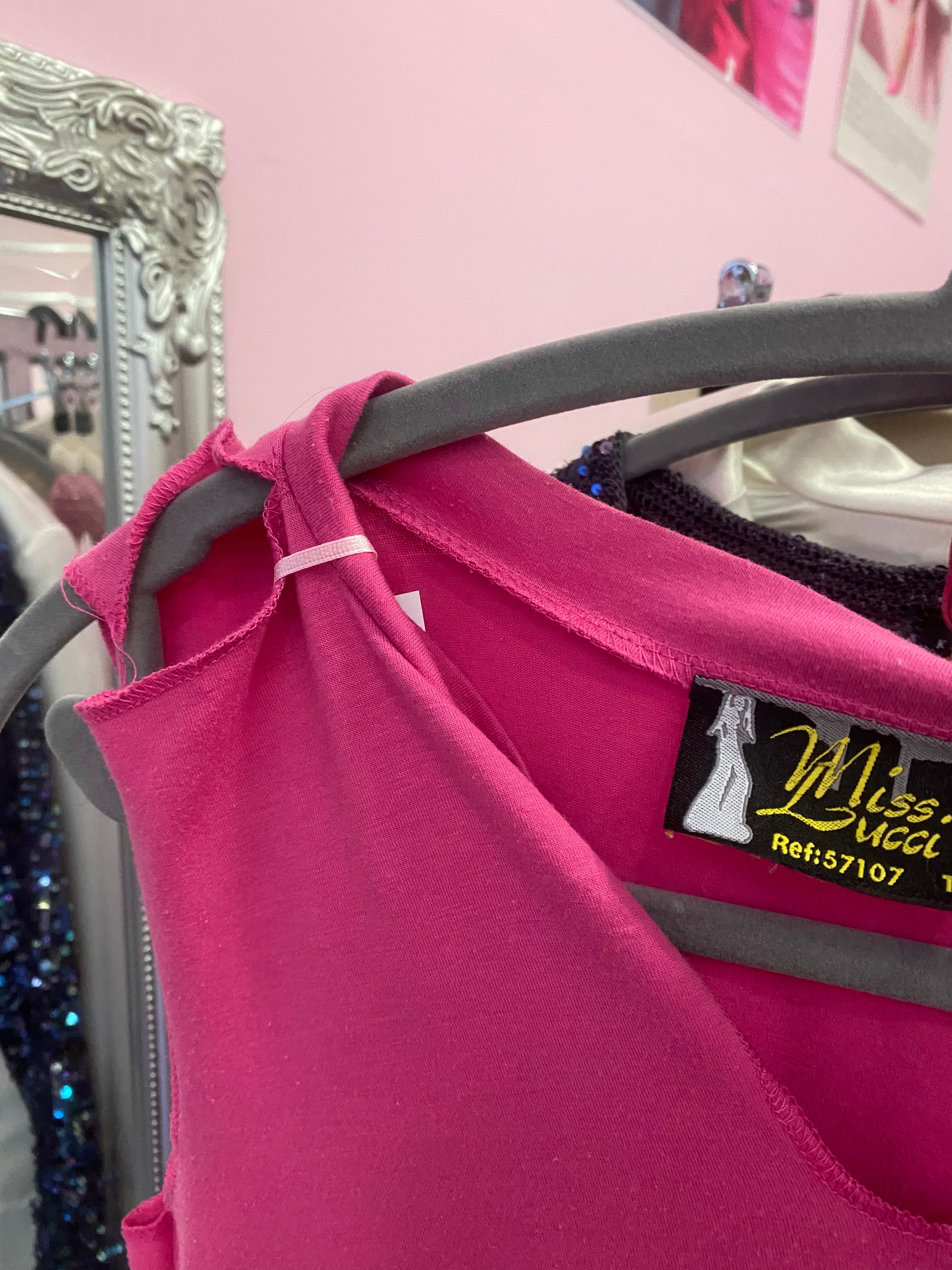 Hot pink tank top