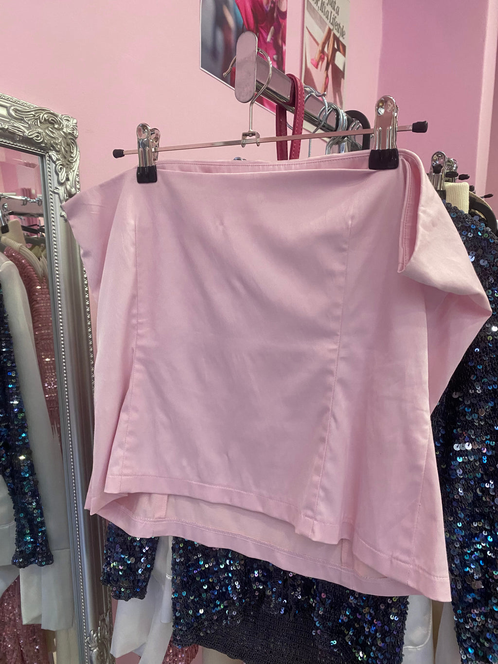 Fishbone Pink sleeveless top