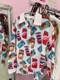 Funky soda blouse