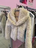 Faux fur vintage jacket