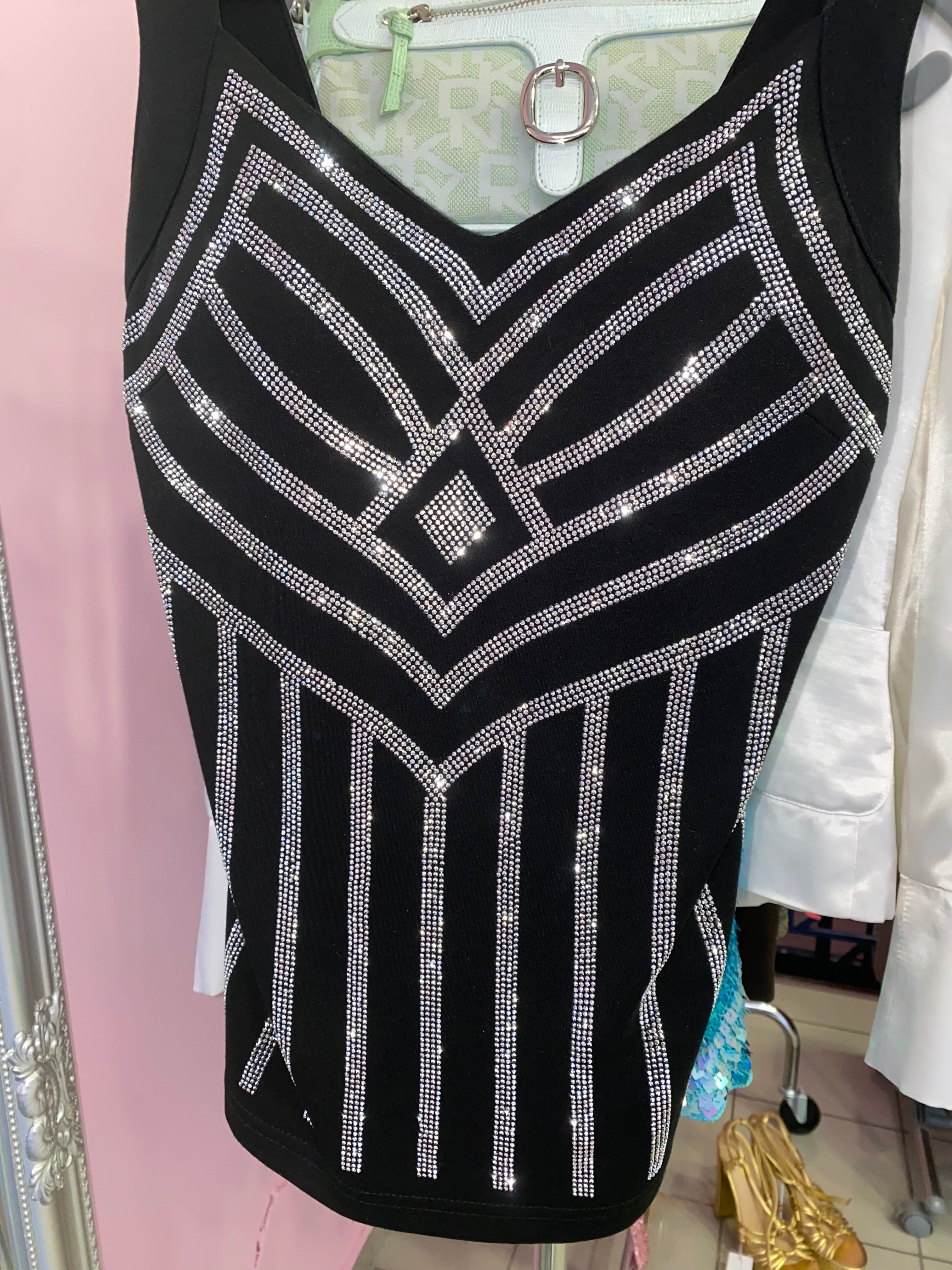 Diva mega sparkly top