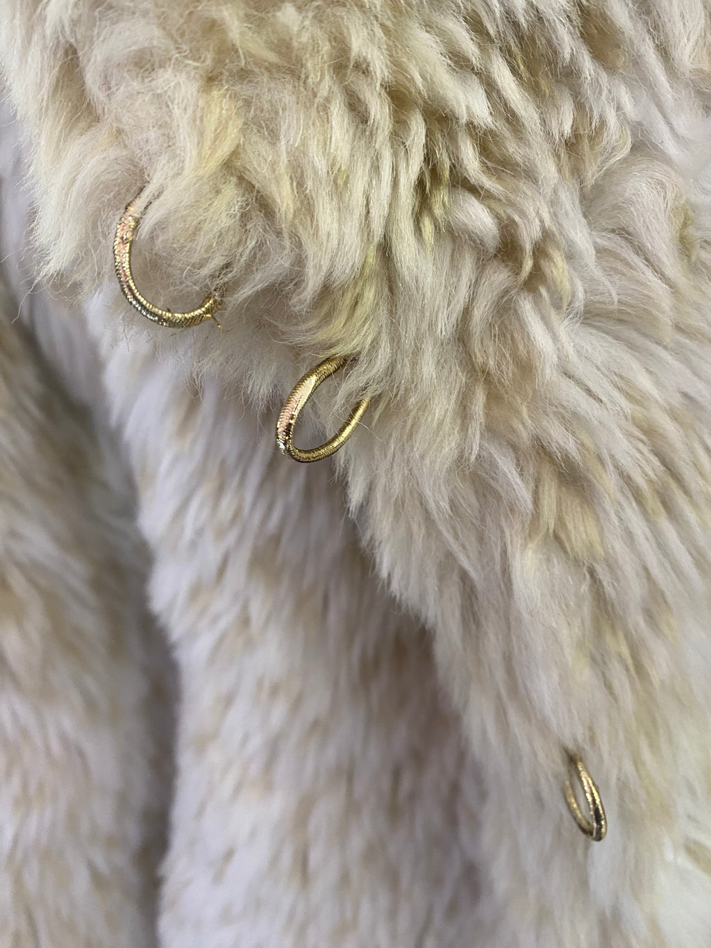 Faux fur vintage jacket