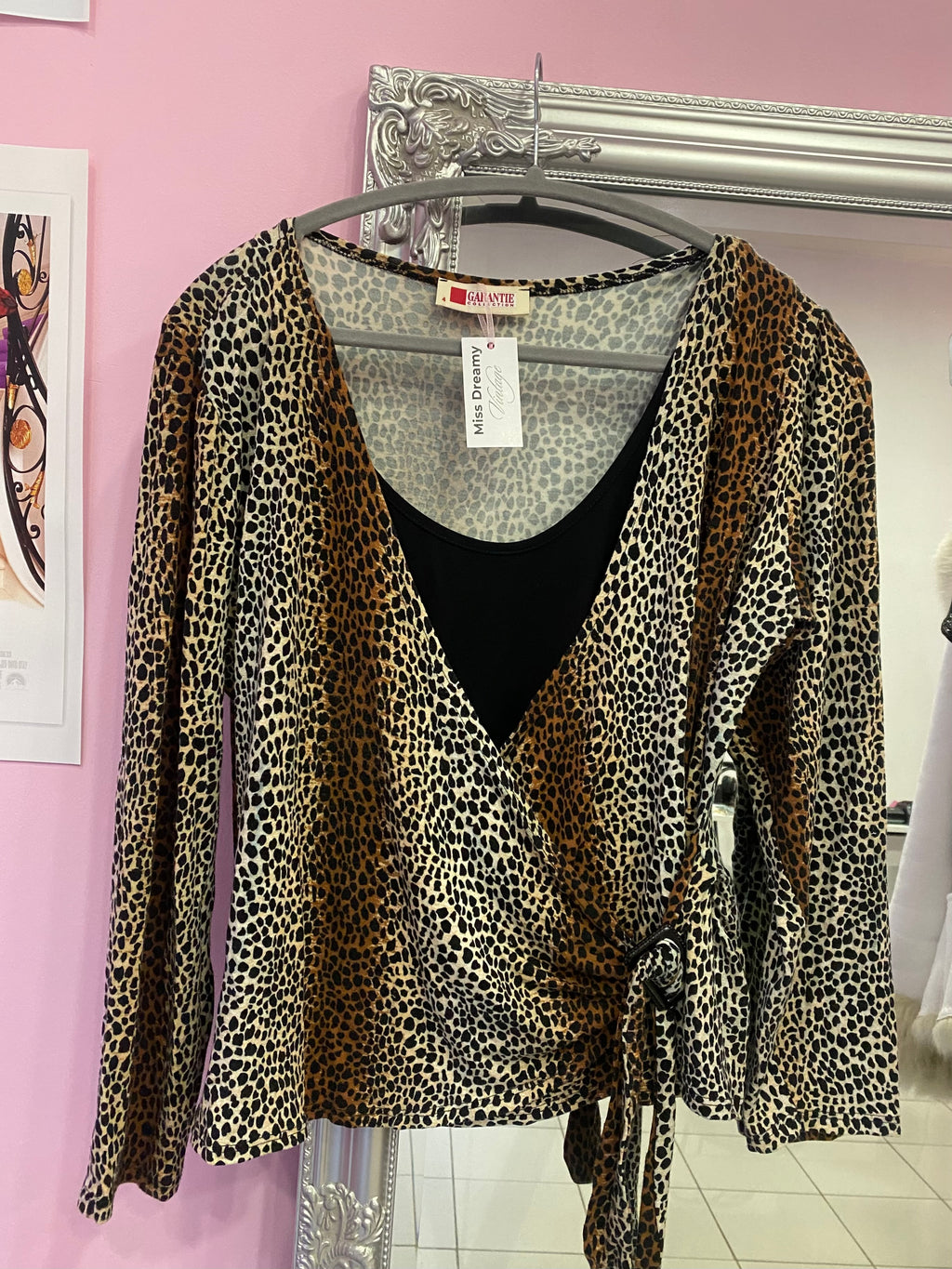 Leopard long sleeve top