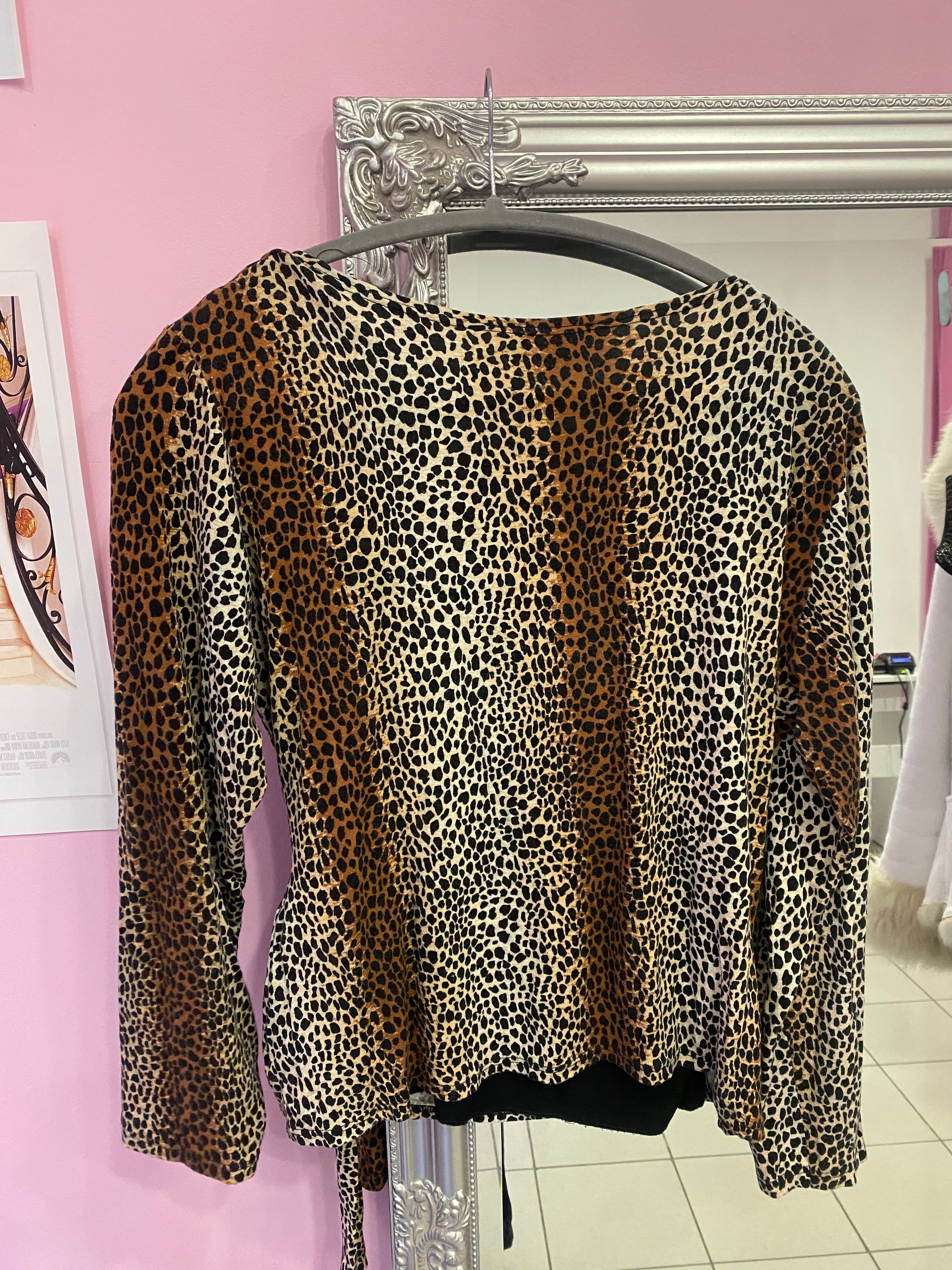 Leopard long sleeve top